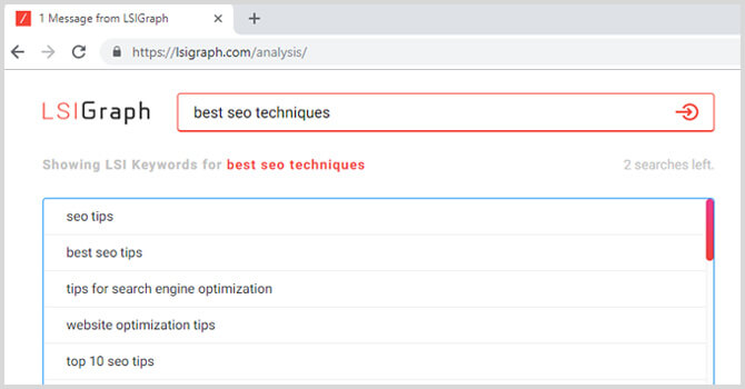 lsi keywords